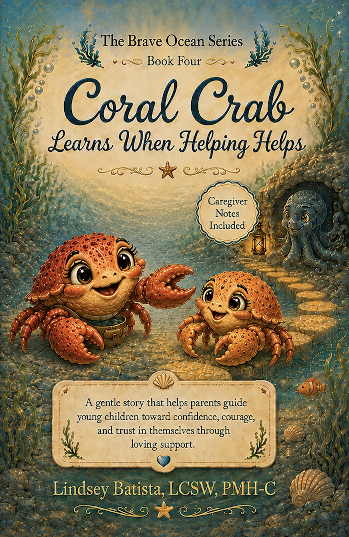 Coral Crab Learns When Helping Helps